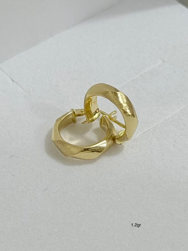 Argollas italianas exclusivas 1.2gr