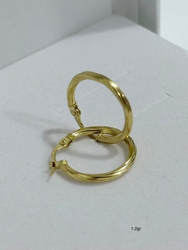 Argollas italianas grandes 1.2gr